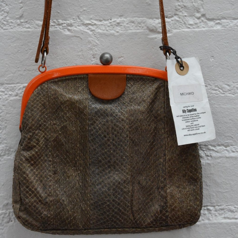 MICHIKO Ally Capellino London Cross Leather Bag